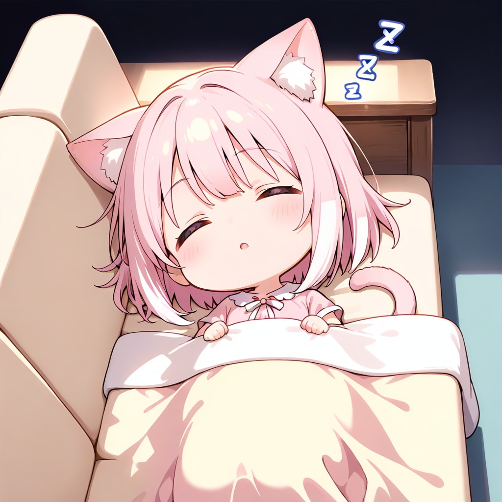 おはようにゃん・・・💤 | の人気AIイラスト・グラビア