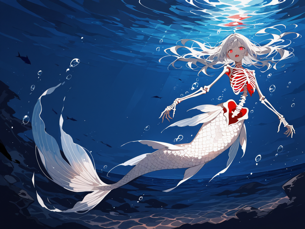 スケルトンマーメイド