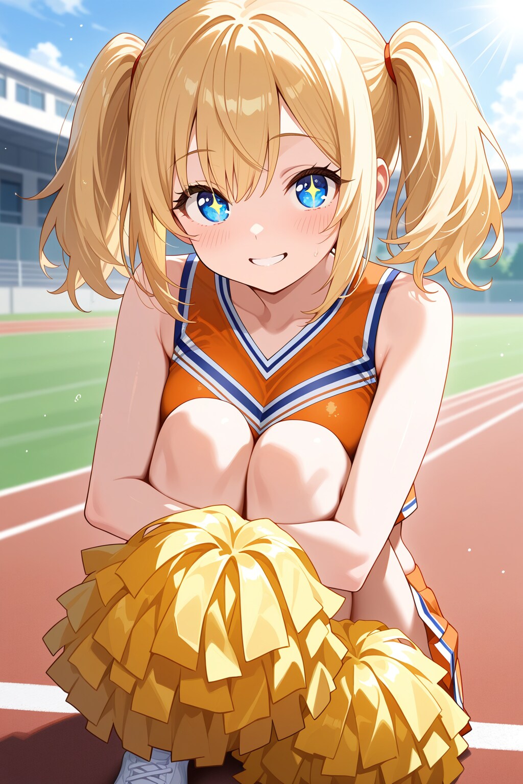 応援しにきた喜楽里ちゃん