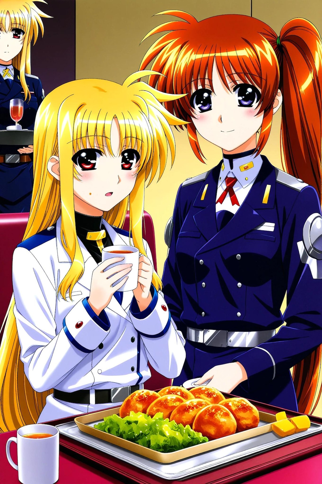 フェイト➡　食事中