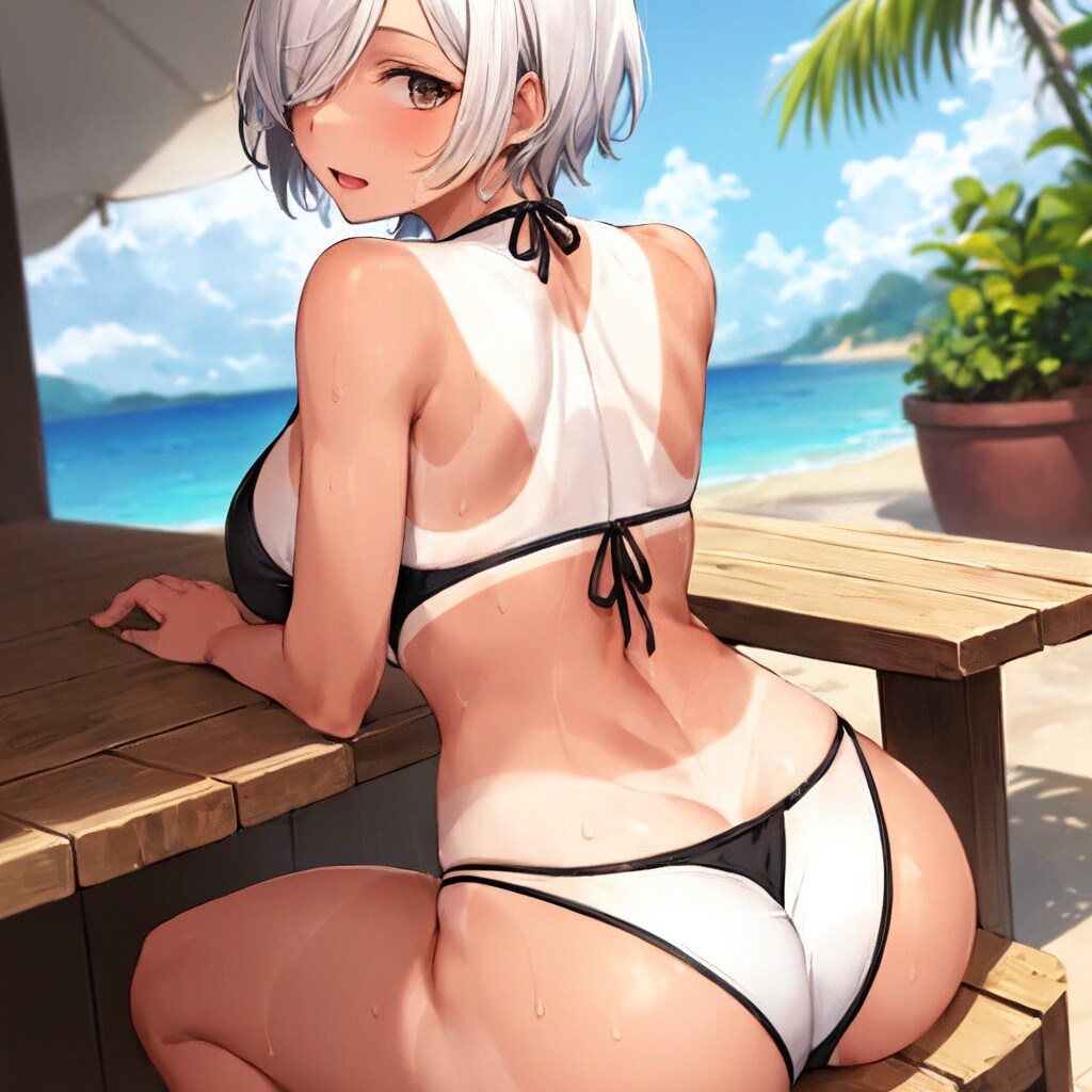 褐色美女