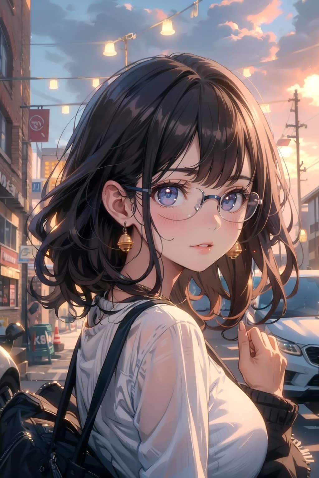 夕暮れ