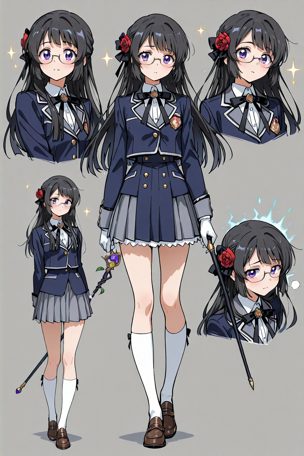 魔法少女試行錯誤（設定画っぽいけど、謎文字）
