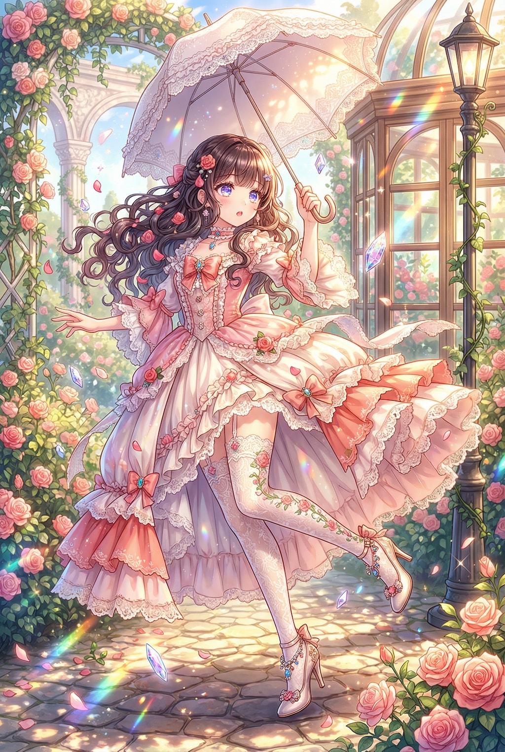 薔薇園の午後光抄