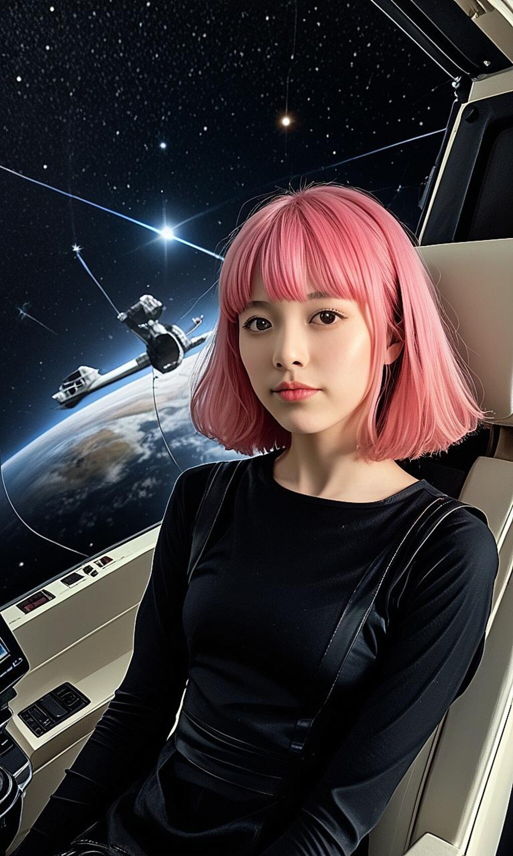 ハマーン・カーン風な女性①