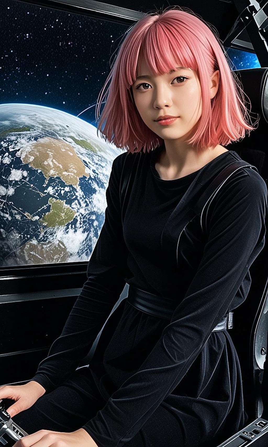 ハマーン・カーン風な女性①