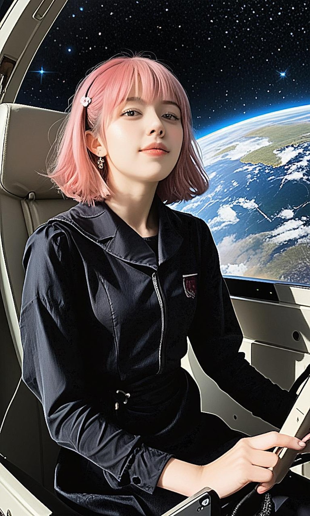 ハマーン・カーン風な女性①