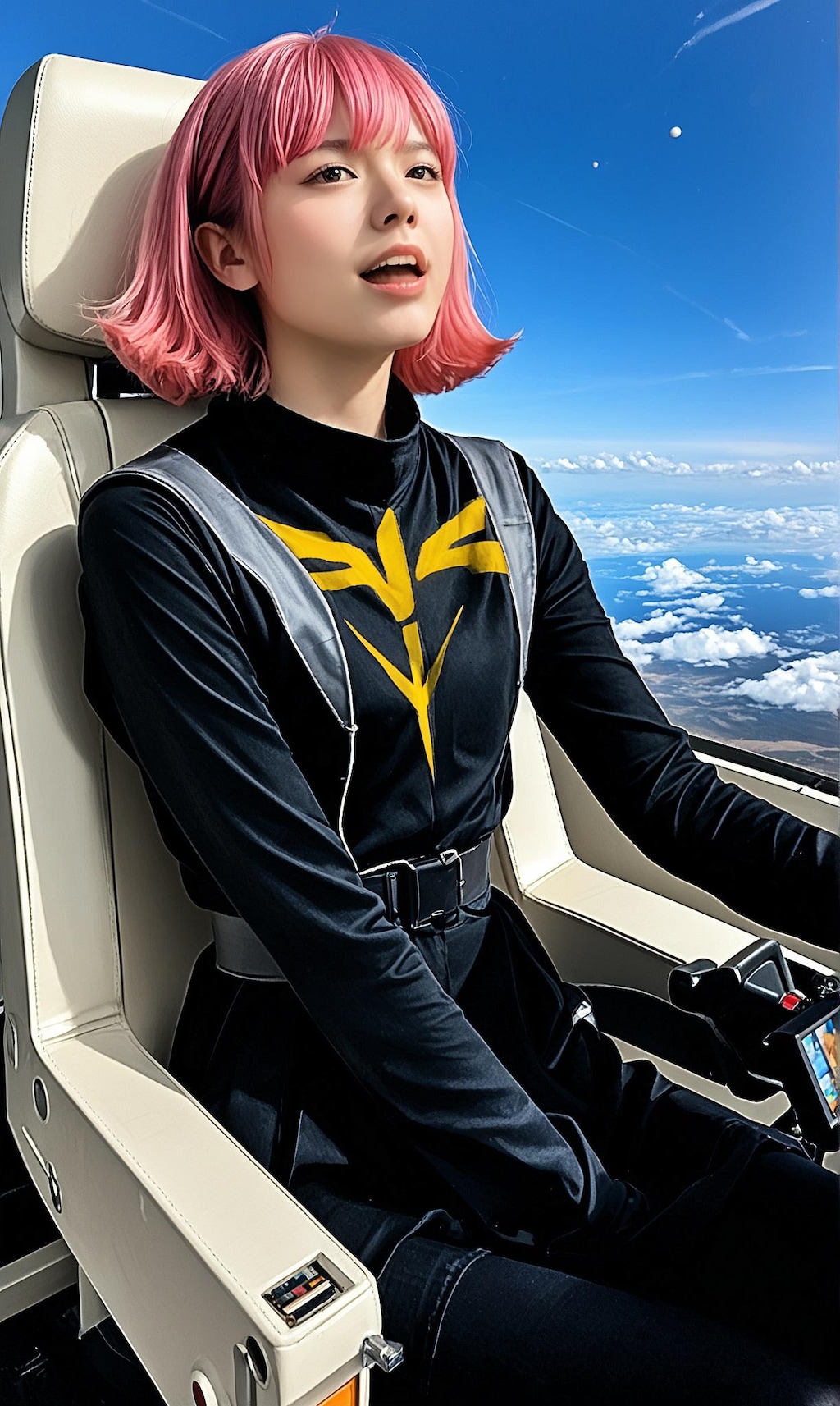 ハマーン・カーン風な女性①