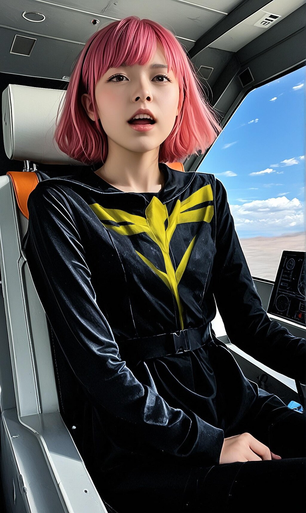 ハマーン・カーン風な女性①