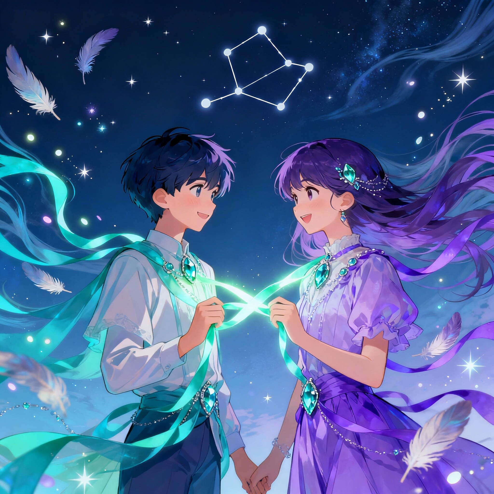 双子座 | の人気AIイラスト・グラビア