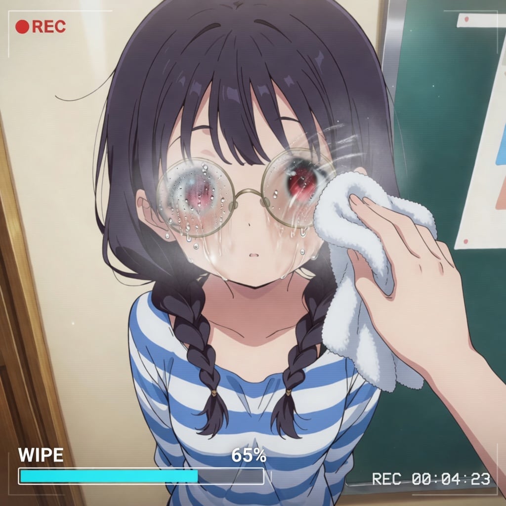 丸子・眼鏡を拭くゲーム