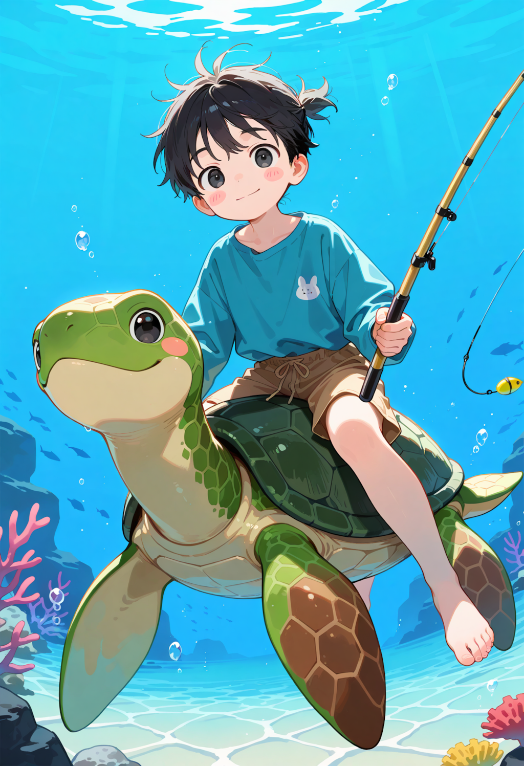 浦島太郎の前半部分・・・(´・ω・｀)