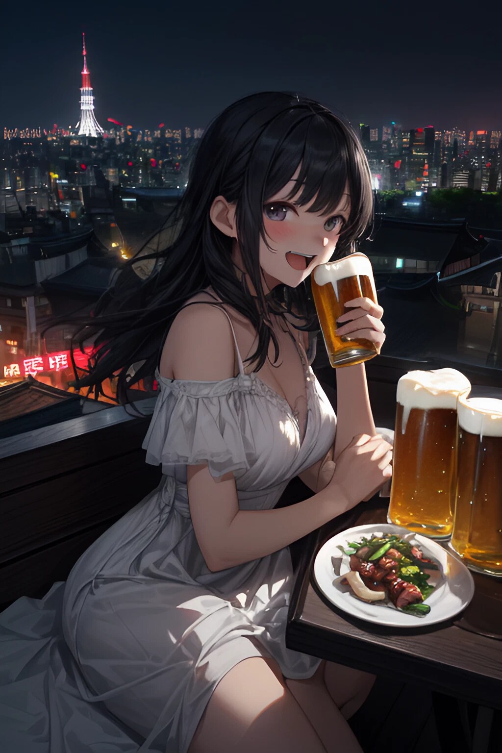 ビールで乾杯♪通算1000いいね！ありがとうございました！