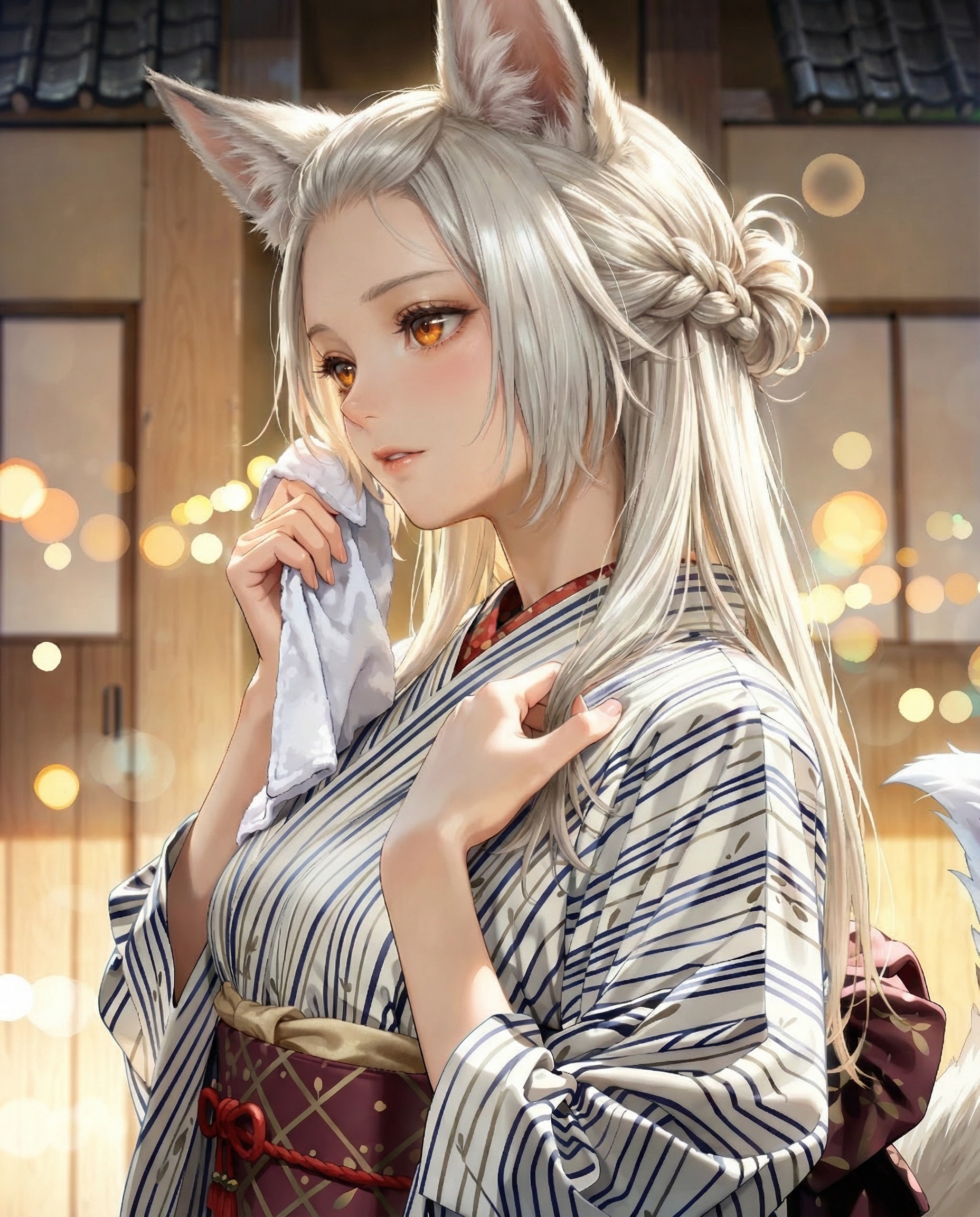 咲耶の江戸時代の町娘風衣装 | の人気AIイラスト・グラビア