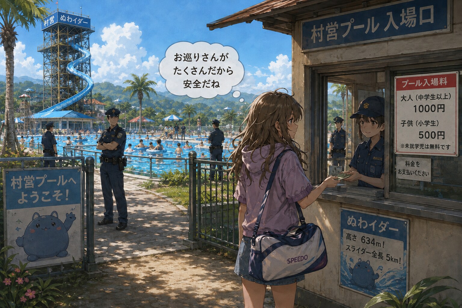 [8/12ぬわイダー 事前投稿]村営プールは安全です！