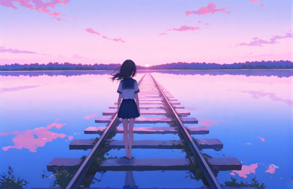 レールの先に