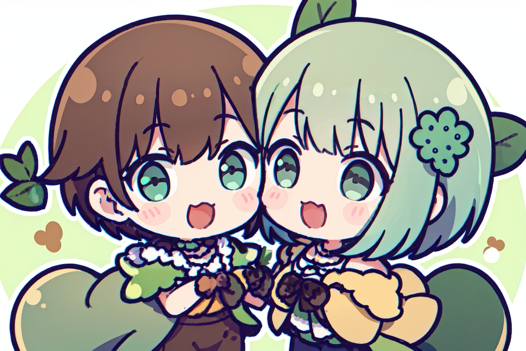 チョコでーす　ミントでーす