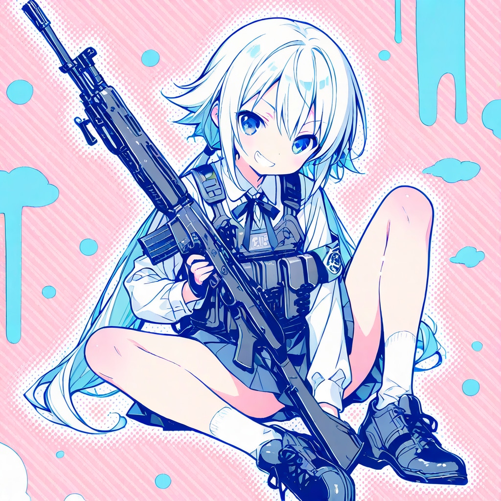 ソシャゲに良くある武装生徒会キャラ