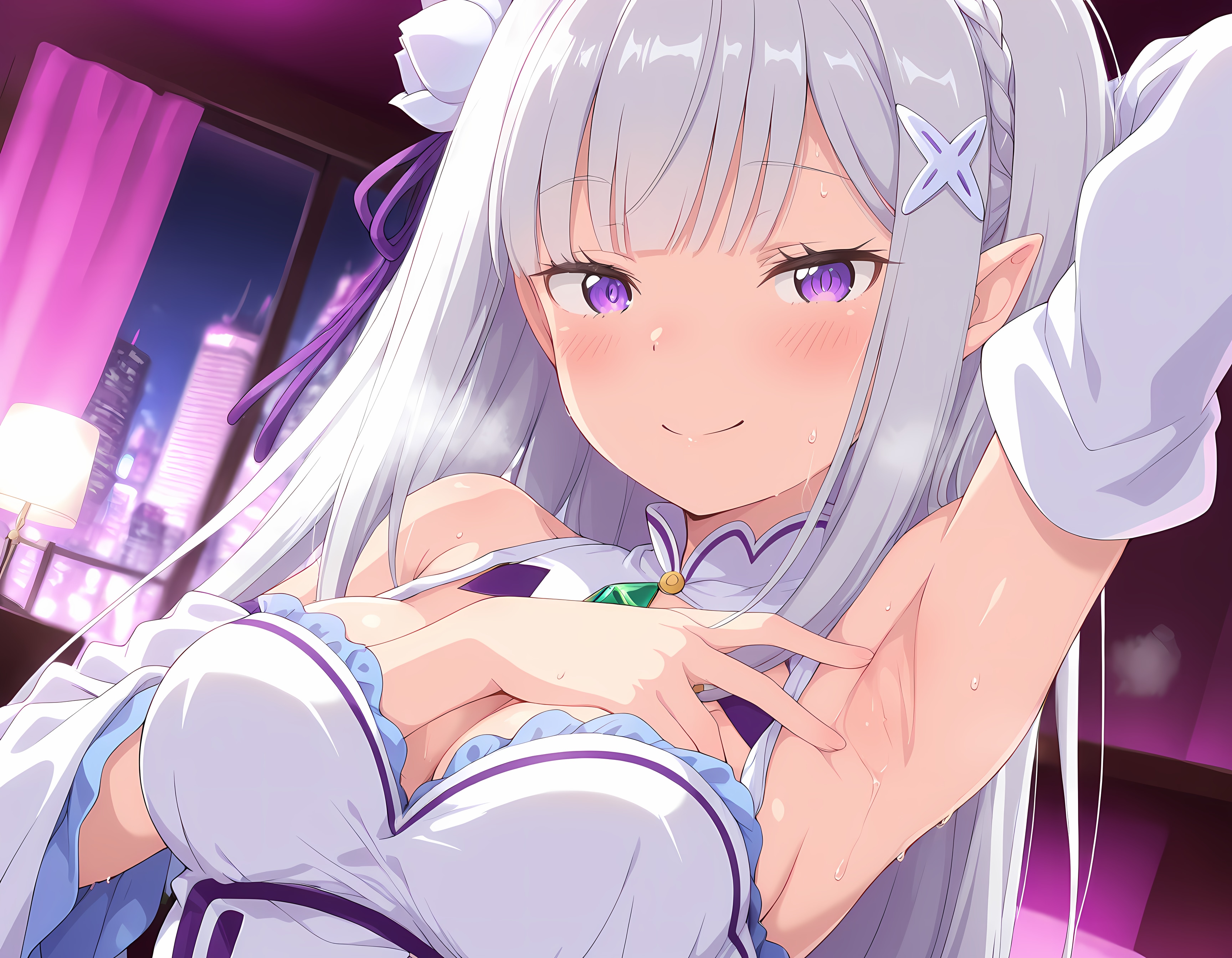 エミリア　エッチ