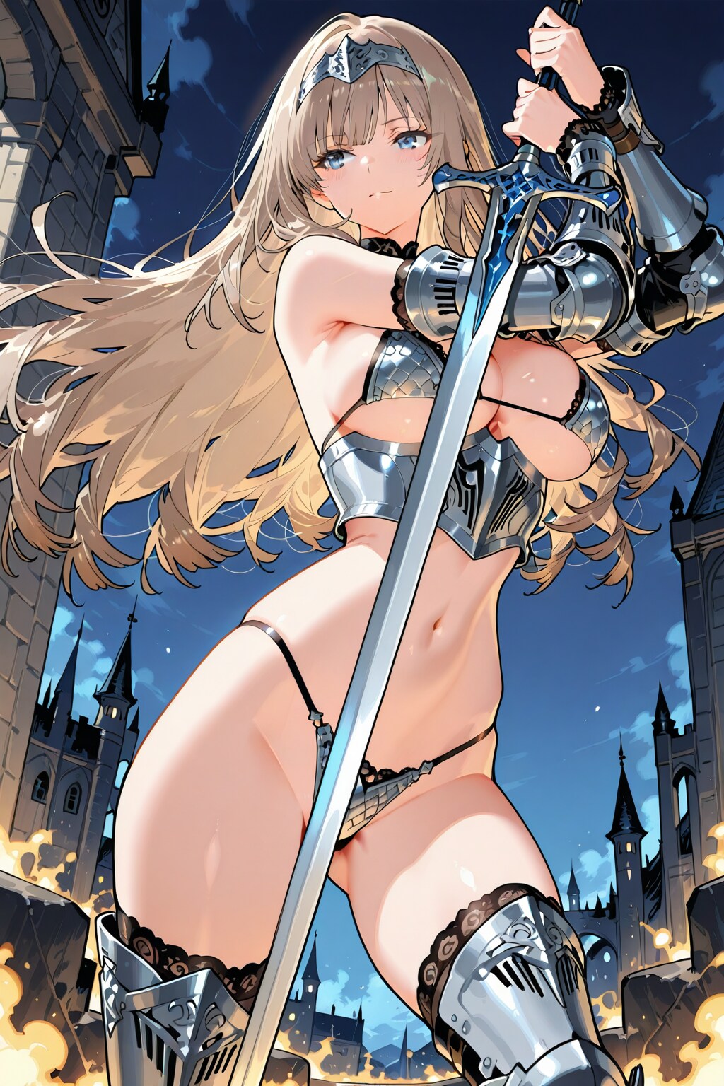ビキニアーマー騎士