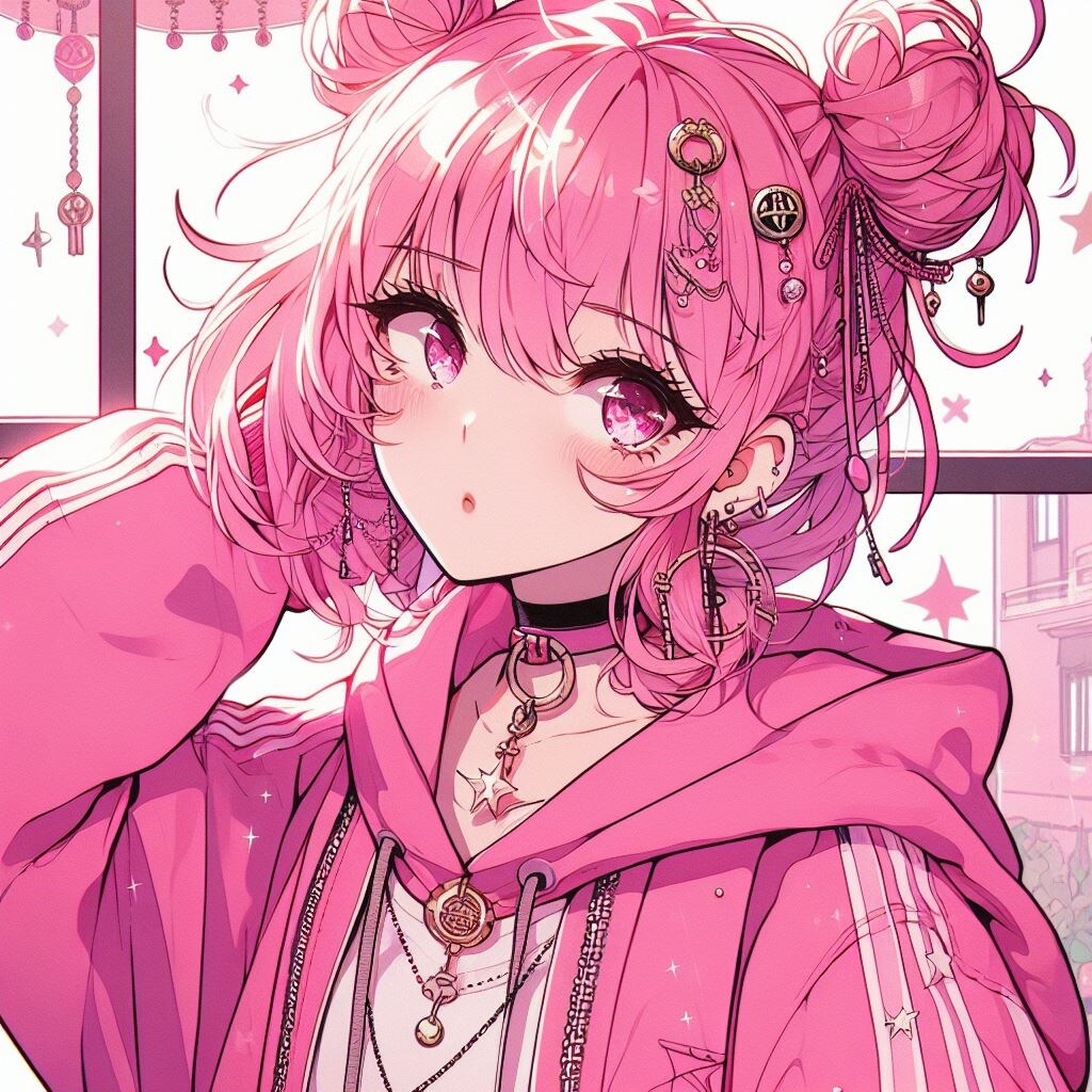 ピンク色の女の子