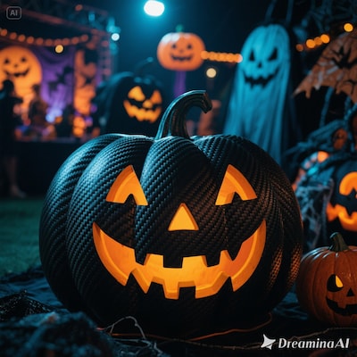 カーボン製のかぼちゃ