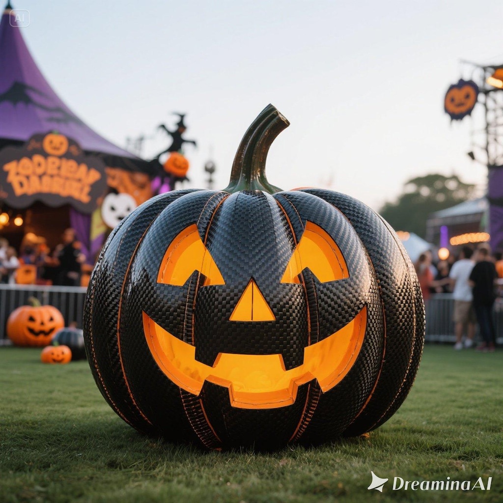 カーボン製のかぼちゃ