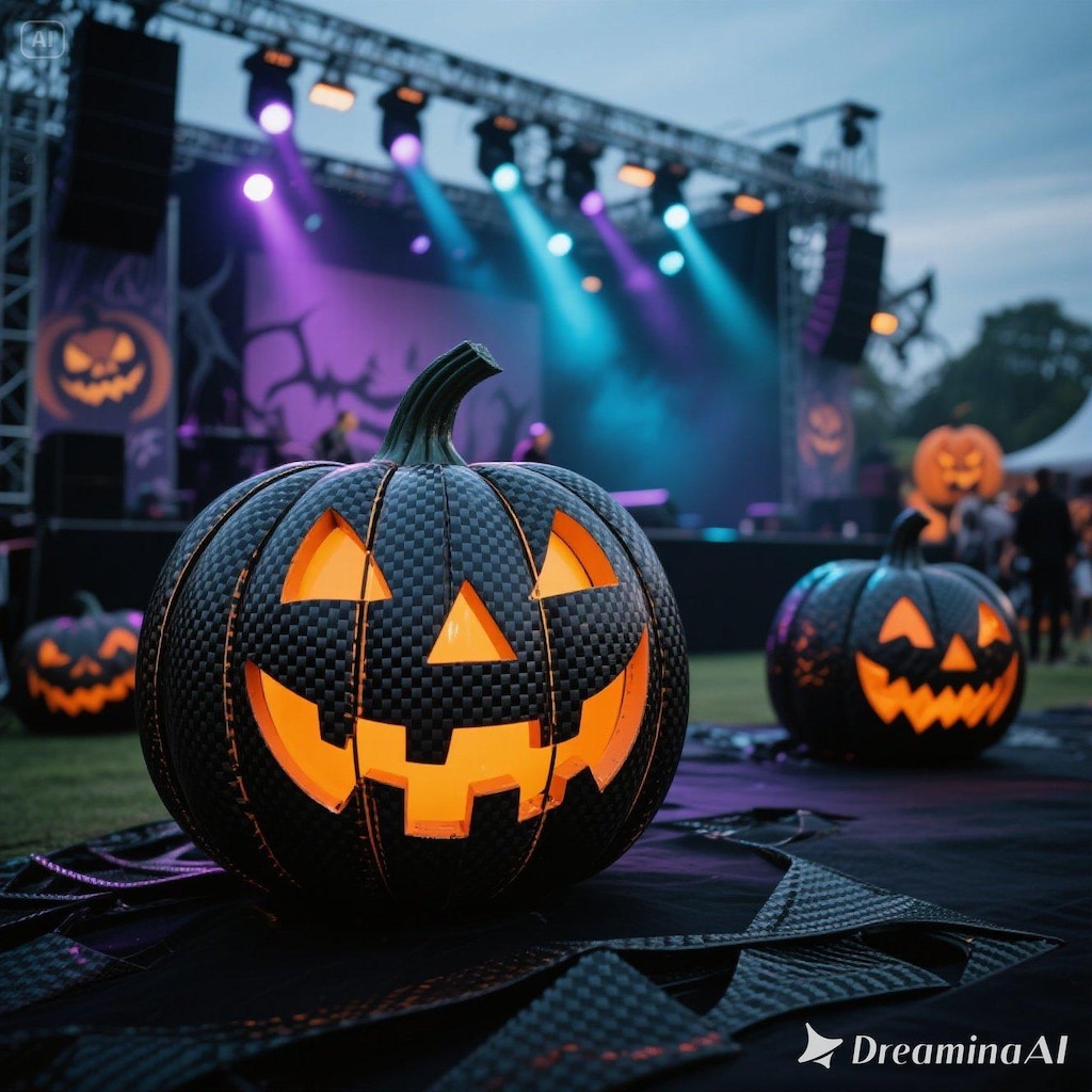 カーボン製のかぼちゃ