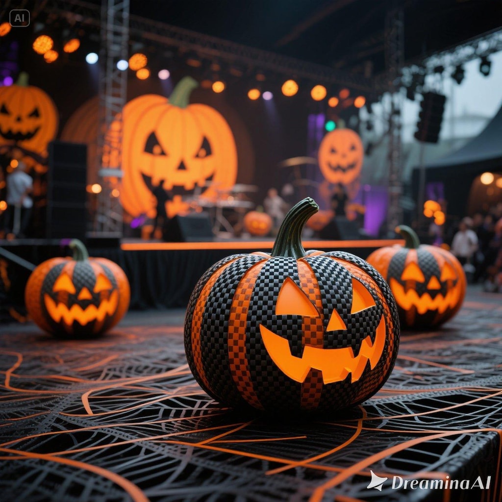 カーボン製のかぼちゃ