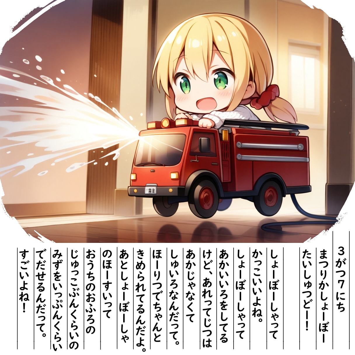 【絵日記】しょーぼーのまめちしき | の人気AIイラスト・グラビア