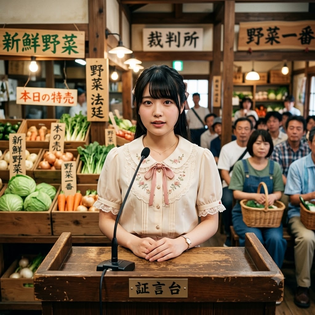 八百屋っぽい法廷