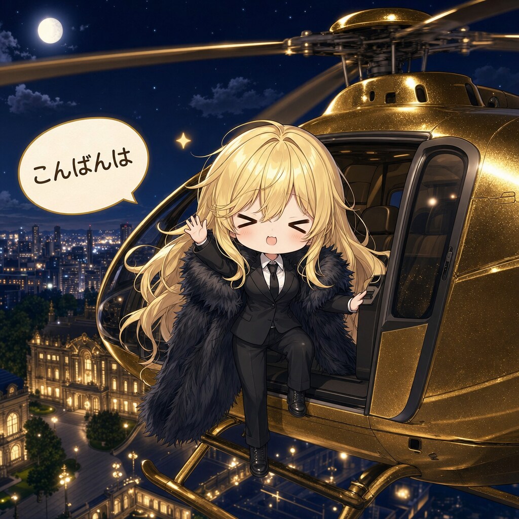 黄金のヘリとエリザベス