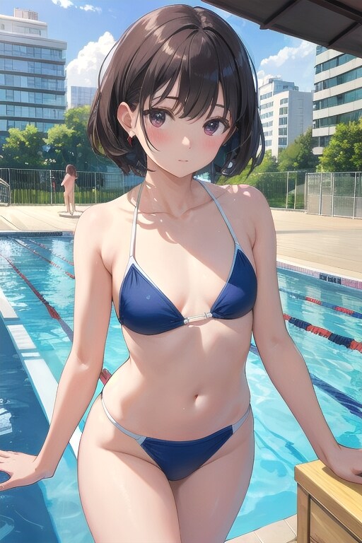 フラット女子