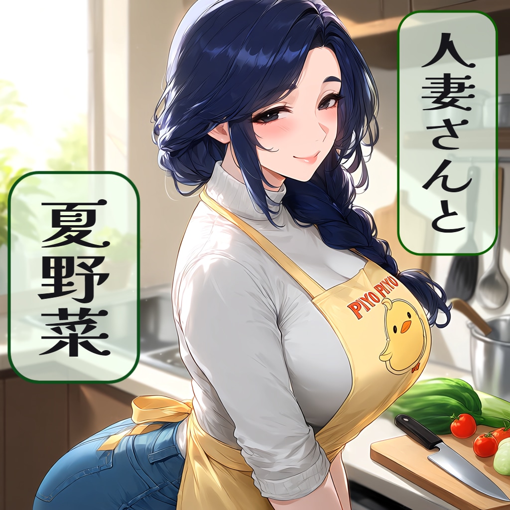 人妻さんと夏野菜