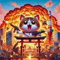 東京を破壊するニャ 2枚目