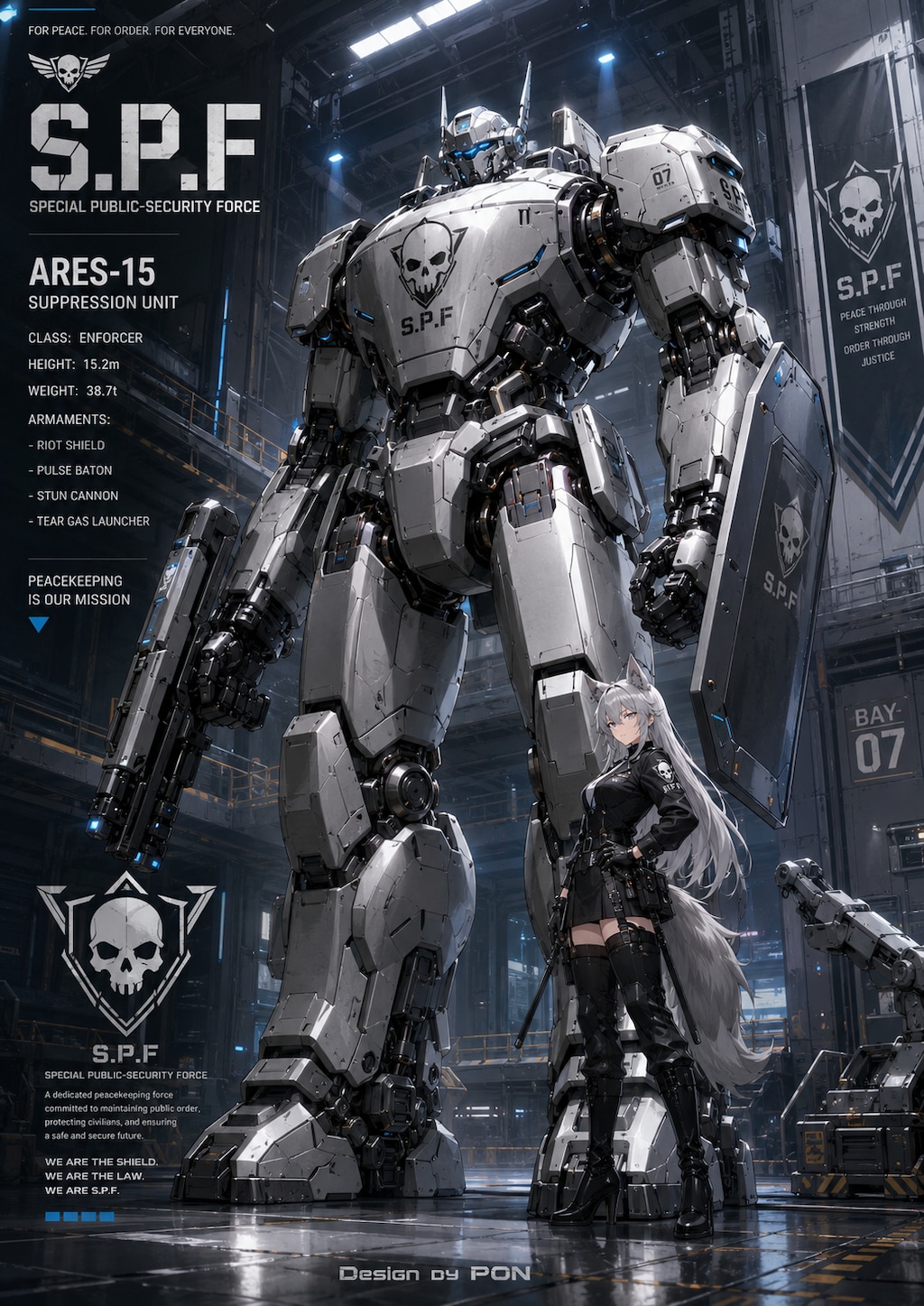 治安維持ロボット