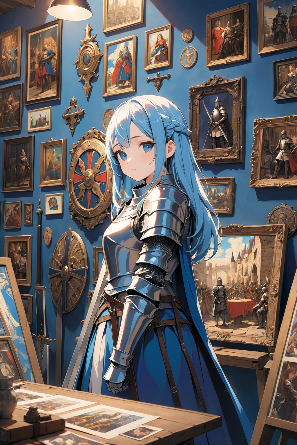 副団長の部屋 | の人気AIイラスト・グラビア