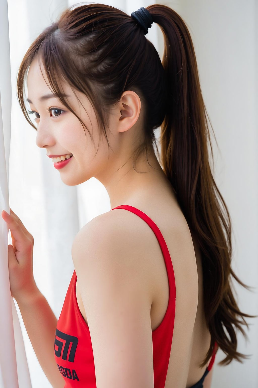 ポニーテールのレースアンバサダー