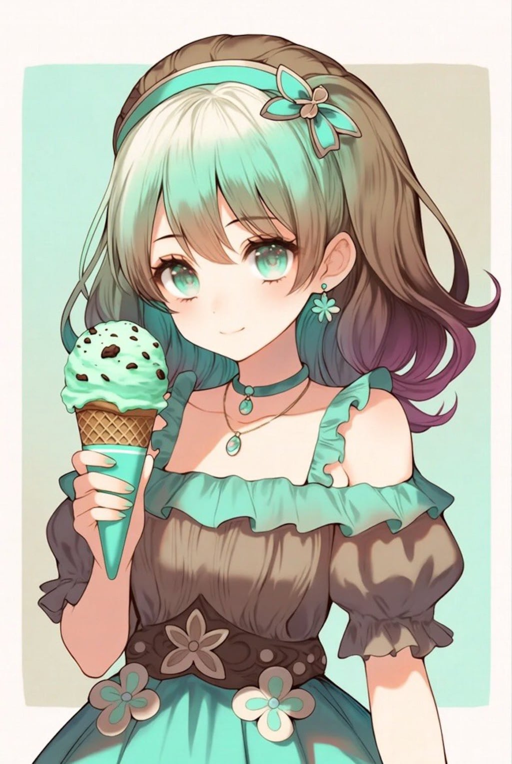 チョコミント🍦