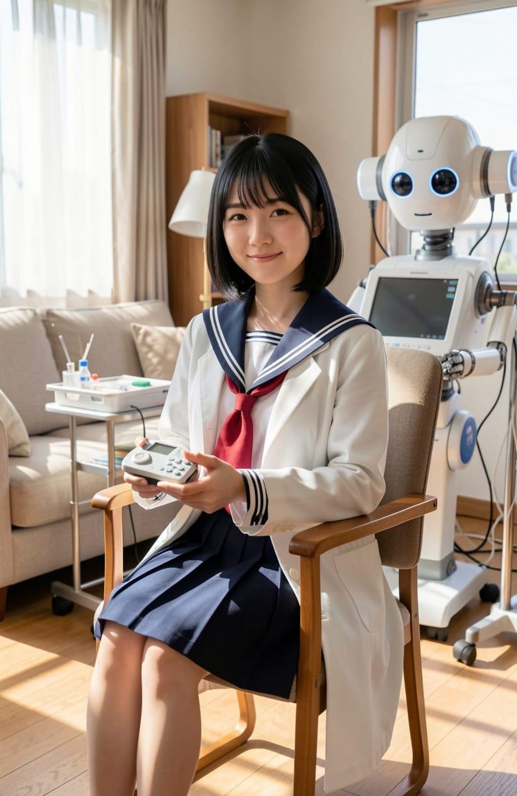 「みき子の制服コスプレ」