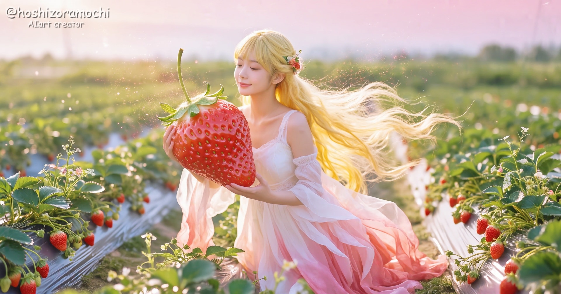 こんな巨大な苺、見たことある？🍓