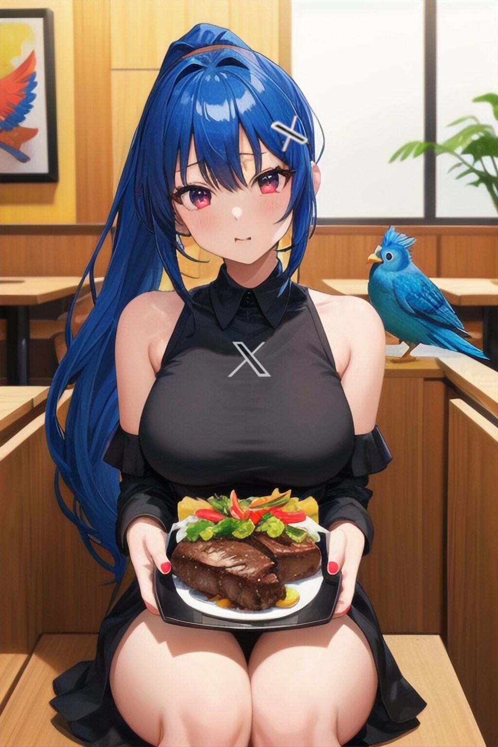 Twitterちゃんの🥩ランチ𝕏