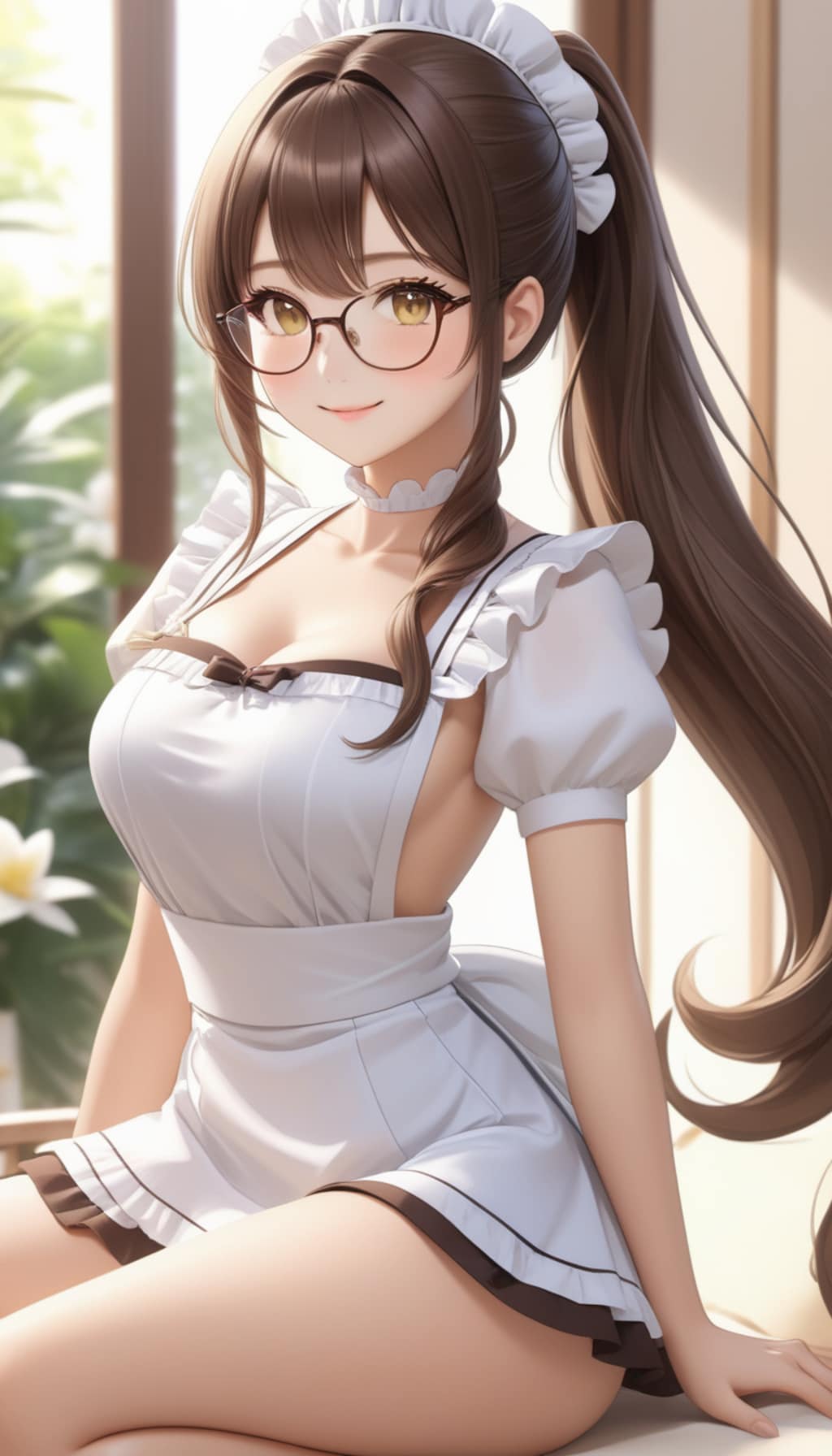 サラさん　水着風のエプロン