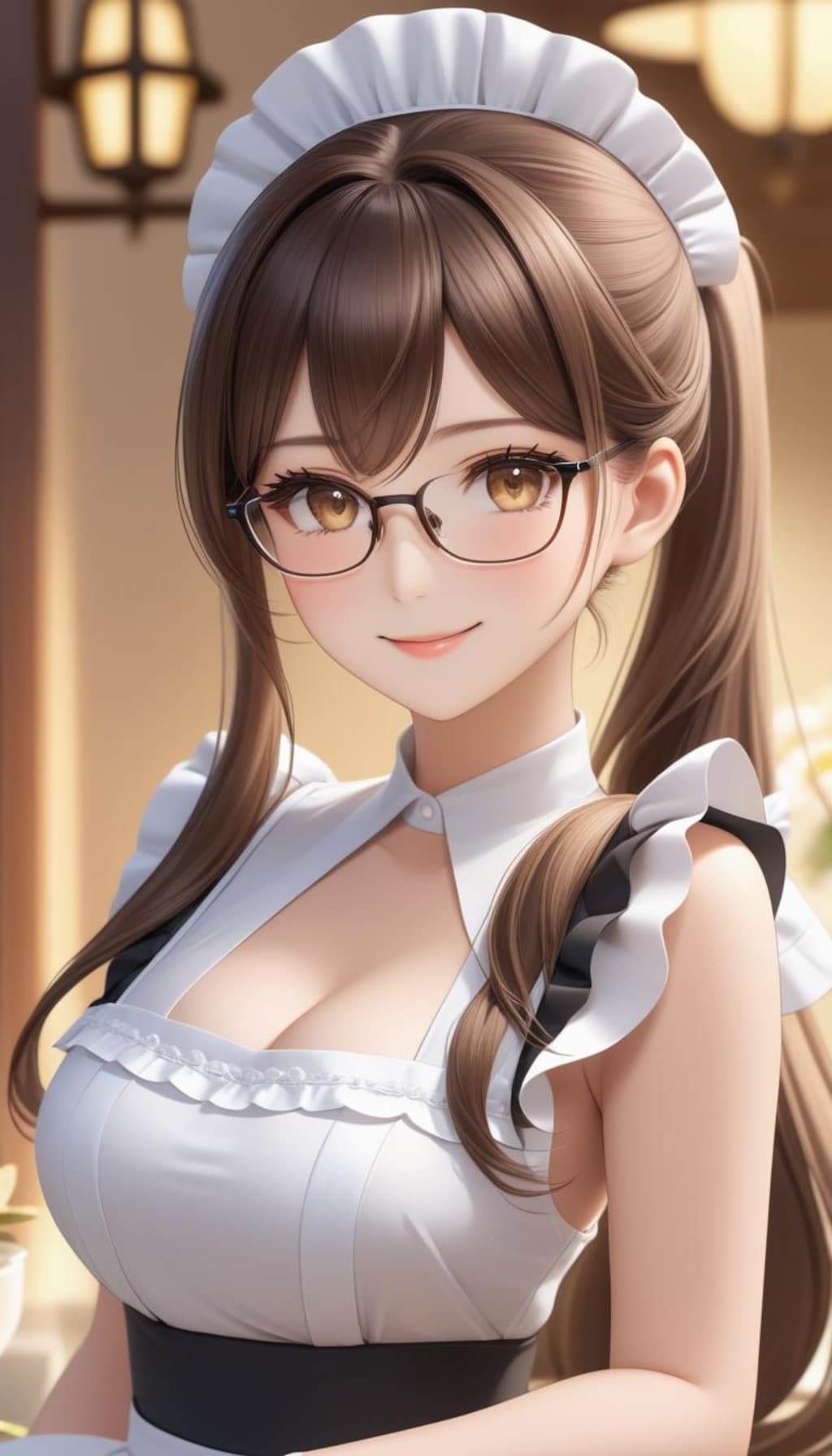 サラさん　水着風のエプロン