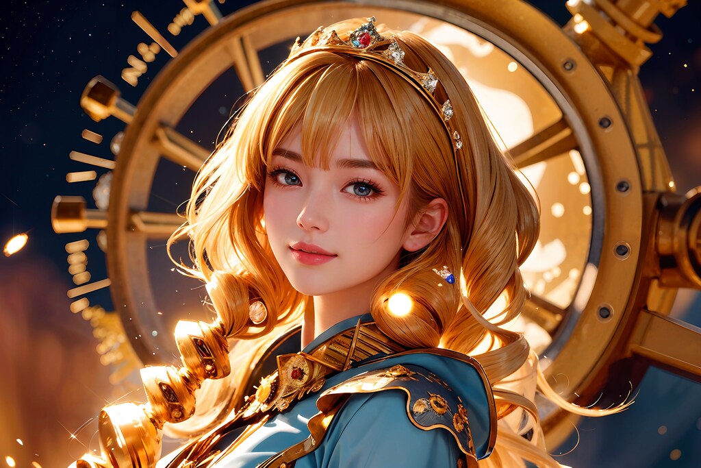 5枚] ドリルっぽい髪型の姫