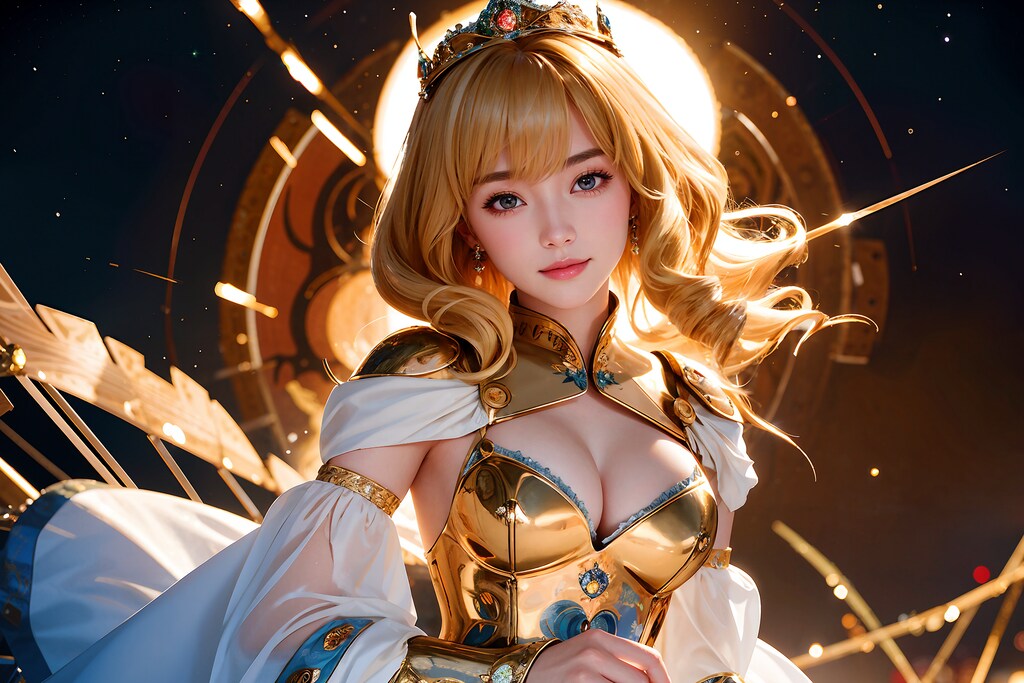 5枚] ドリルっぽい髪型の姫