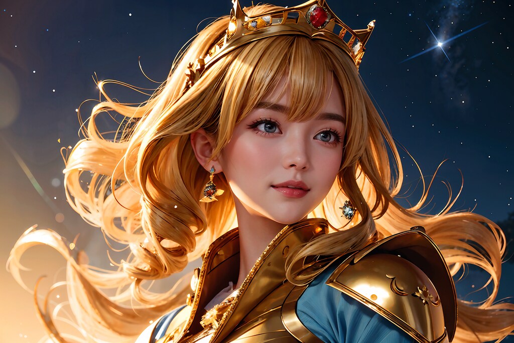 5枚] ドリルっぽい髪型の姫