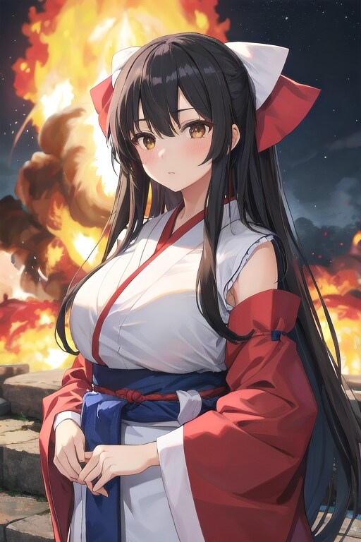 さくらちゃん爆発 | の人気AIイラスト・グラビア