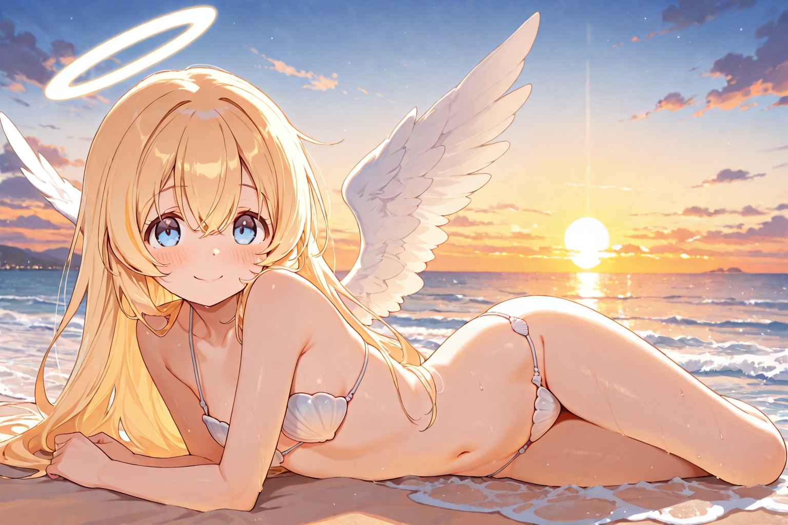 貝殻ビキニの天使ちゃん