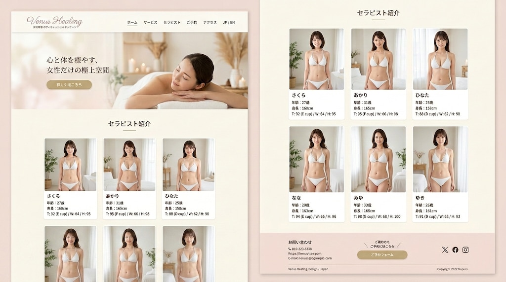 女性専用洗体エステ（当店は風俗店ではございません。男性は一切ご利用になれません）